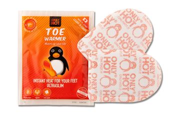 זוג שקיות חימום לנעליים <br> Only Hot Toe Warmer <br> Instant Heat For Your Feet